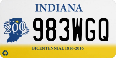 IN license plate 983WGQ