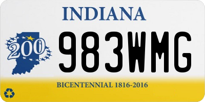 IN license plate 983WMG