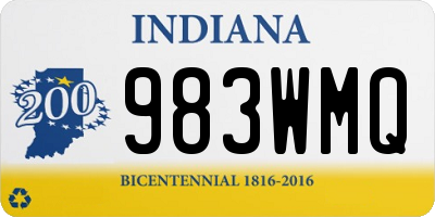 IN license plate 983WMQ