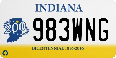 IN license plate 983WNG