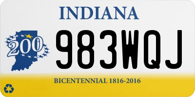 IN license plate 983WQJ