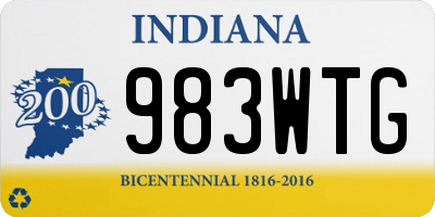 IN license plate 983WTG