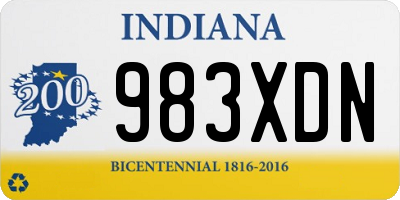 IN license plate 983XDN