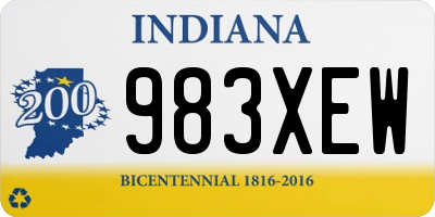 IN license plate 983XEW