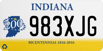 IN license plate 983XJG