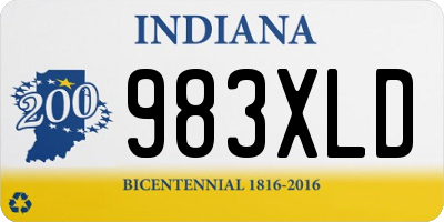 IN license plate 983XLD