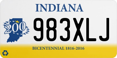 IN license plate 983XLJ