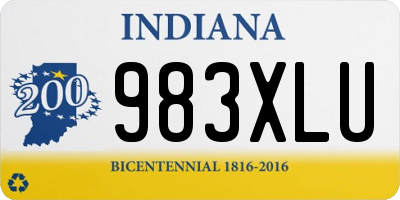 IN license plate 983XLU