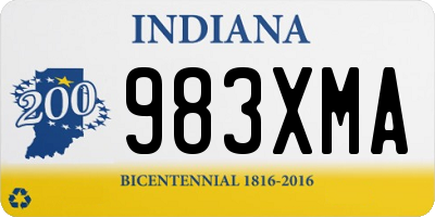 IN license plate 983XMA
