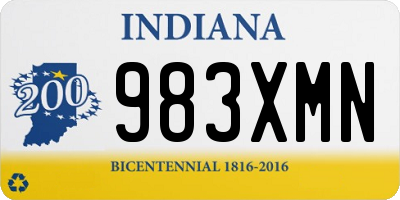 IN license plate 983XMN