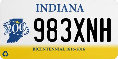 IN license plate 983XNH