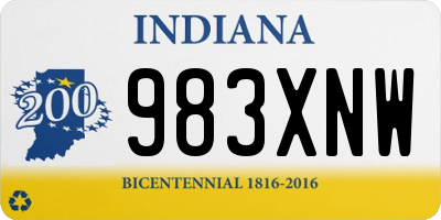 IN license plate 983XNW