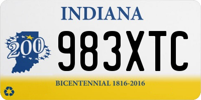 IN license plate 983XTC