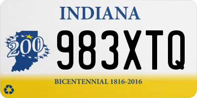 IN license plate 983XTQ