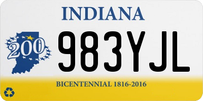 IN license plate 983YJL