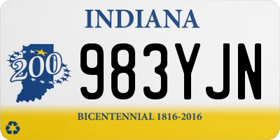 IN license plate 983YJN