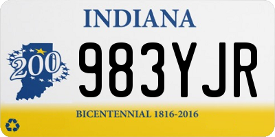 IN license plate 983YJR