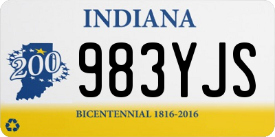 IN license plate 983YJS