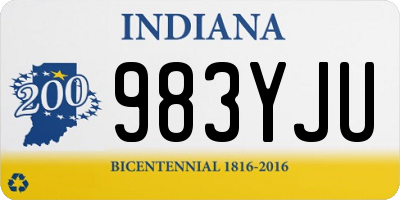 IN license plate 983YJU