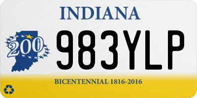 IN license plate 983YLP