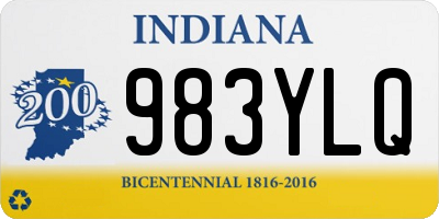 IN license plate 983YLQ