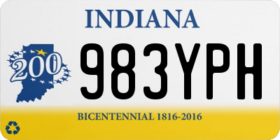 IN license plate 983YPH