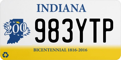 IN license plate 983YTP