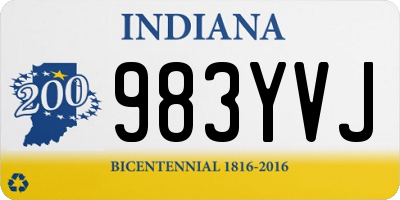 IN license plate 983YVJ