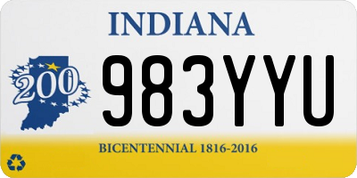 IN license plate 983YYU