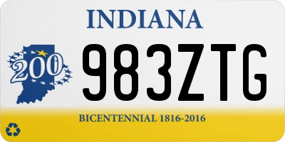 IN license plate 983ZTG