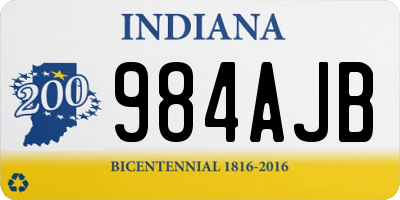 IN license plate 984AJB