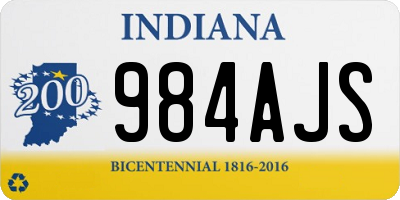 IN license plate 984AJS