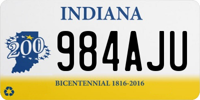 IN license plate 984AJU