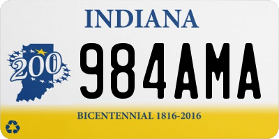 IN license plate 984AMA