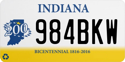 IN license plate 984BKW