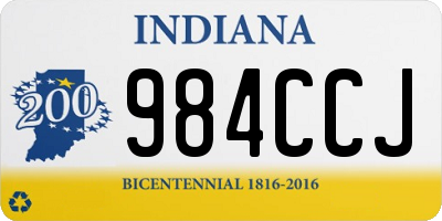 IN license plate 984CCJ