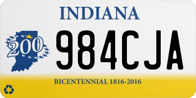 IN license plate 984CJA