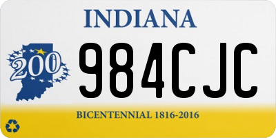 IN license plate 984CJC