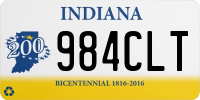 IN license plate 984CLT