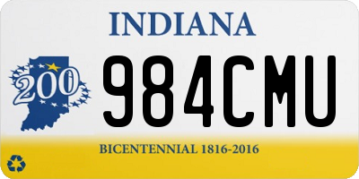 IN license plate 984CMU