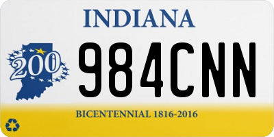 IN license plate 984CNN