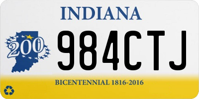 IN license plate 984CTJ