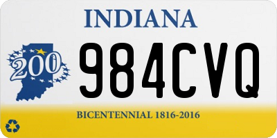 IN license plate 984CVQ