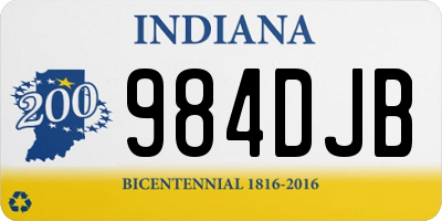 IN license plate 984DJB