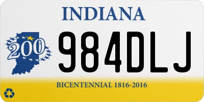 IN license plate 984DLJ