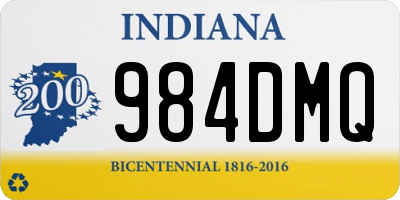 IN license plate 984DMQ