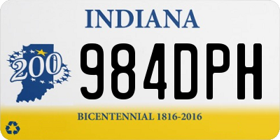 IN license plate 984DPH