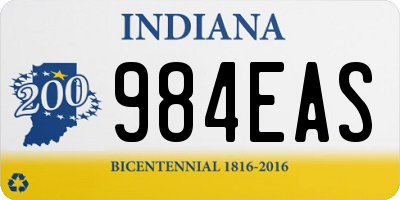 IN license plate 984EAS