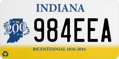 IN license plate 984EEA