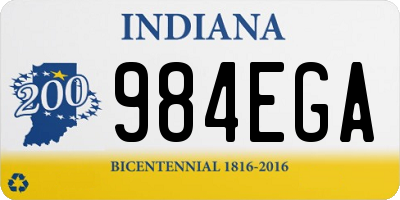 IN license plate 984EGA